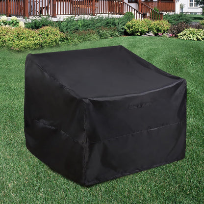 ALSTER Outdoor Chair Covers - Durable Waterproof Black Furniture Covers | 2 Pack, 29" L x 30" W x 36" H