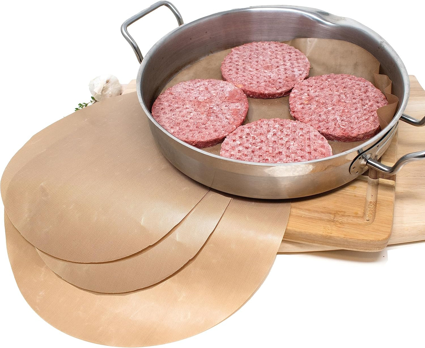 Norpro Nonstick Round Cooking/Baking Mats, Set of 4
