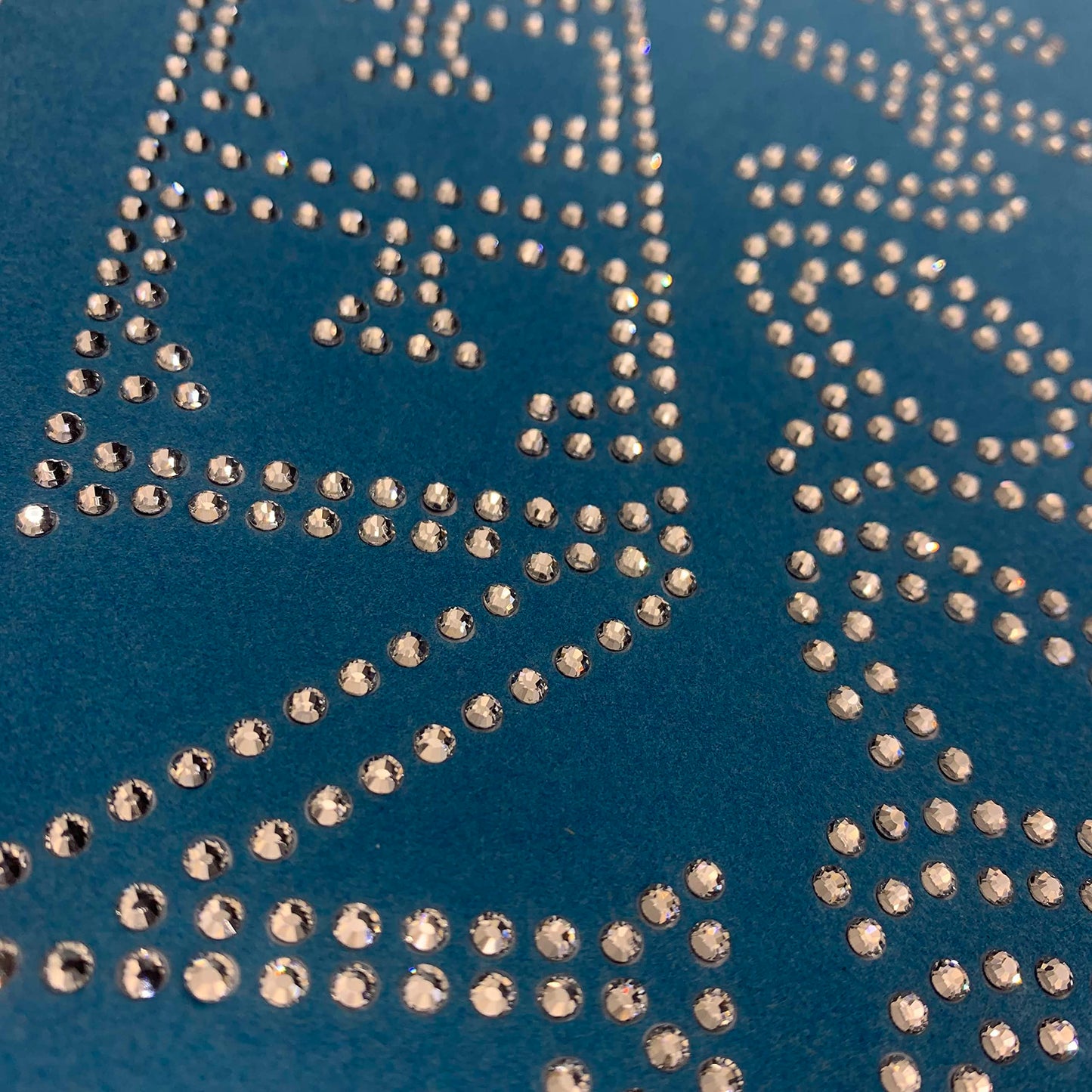 Magic Flock Plus Rhinestone Flock Template Stencil - 12"x8" 3 Sheets with Hotfix Rhinestone Tape