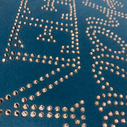 Magic Flock Plus Rhinestone Flock Template Stencil - 12"x8" 3 Sheets with Hotfix Rhinestone Tape
