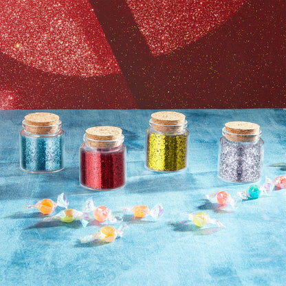 Irenare 96 Pcs Small Glass Cork Bottles 50 ml/ 1.7 oz Small Glass Jars Spell Jars Clear Potion Bottles Mini Bottles with Cork Bottle Bright DIY Sand Water Message Decorative Jar Party Favors