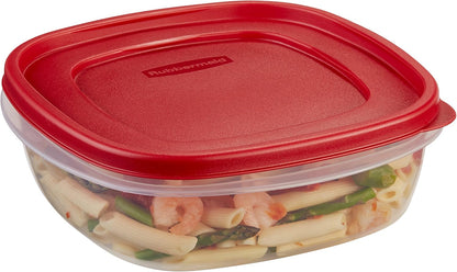 Rubbermaid Easy Find Lids - 9 Cup Food Storage Container in Racer Red | Airtight & Stackable
