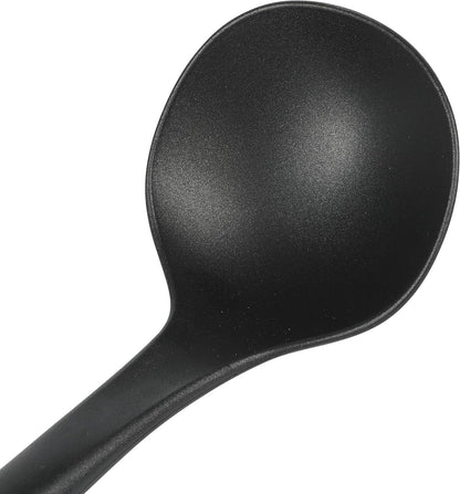 Oster Baldwyn 12" Nylon Ladle, Black with Stainless Steel Handle