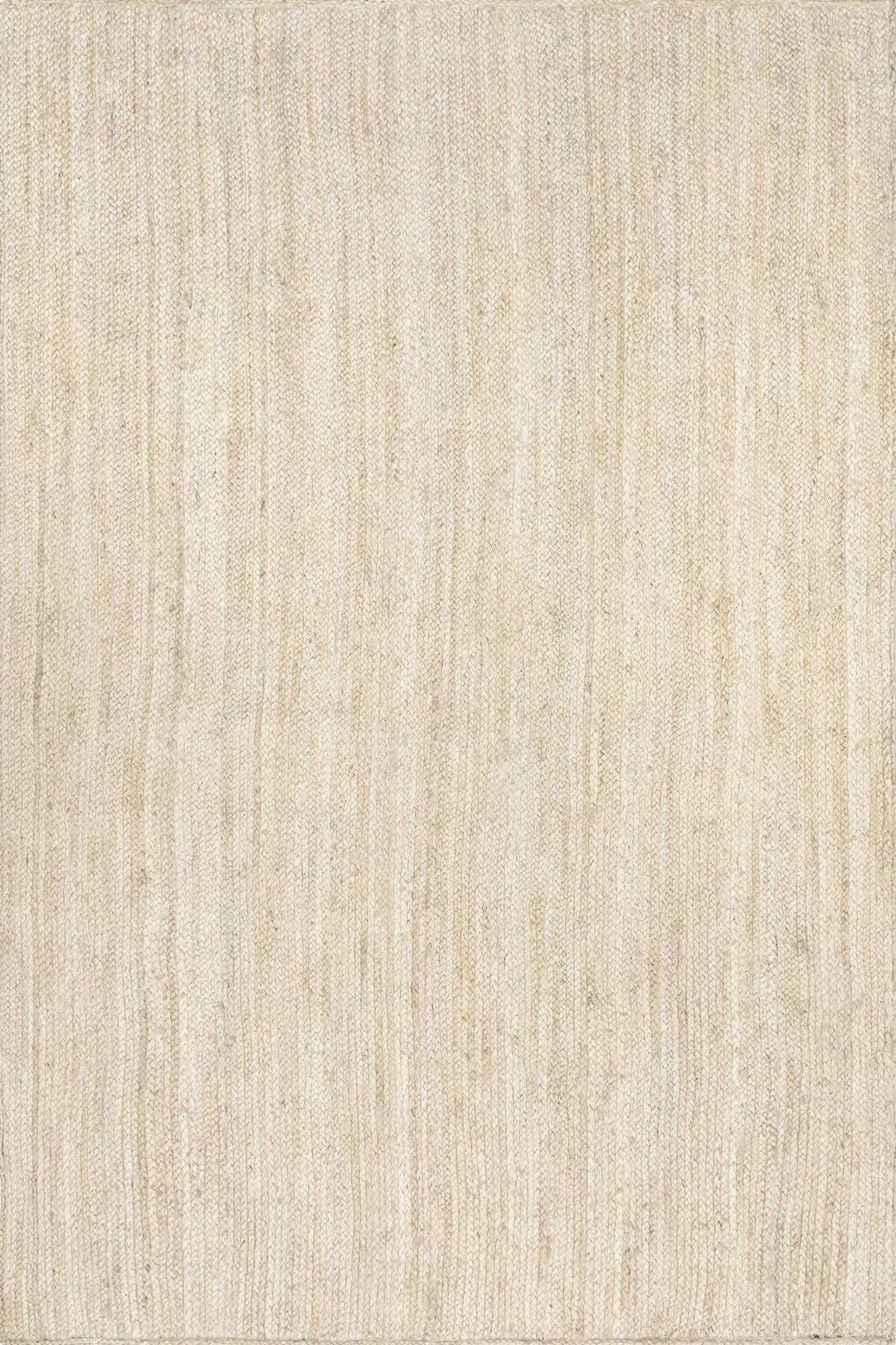 nuLOOM 9x12 Rigo Jute Hand Woven Area Rug, Off White, Solid Farmhouse Design, Natural Fiber, For Bedroom, Living Room, Dining Room, Hallway, Office, Kitchen, Entryway