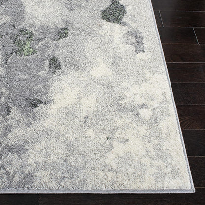 2'6" 4', (ADR134F) SAFAVIEH Adirondack Collection Accent Rug - x Green & Grey, Modern Abstract Design, Non-Shedding