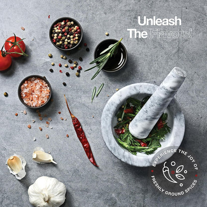 Sagler Set Set, 2.5oz 3.75x2, Mortar and Pestle - Small Grinding Bowl Container for Guacamole, Spices, Salsa, Pesto