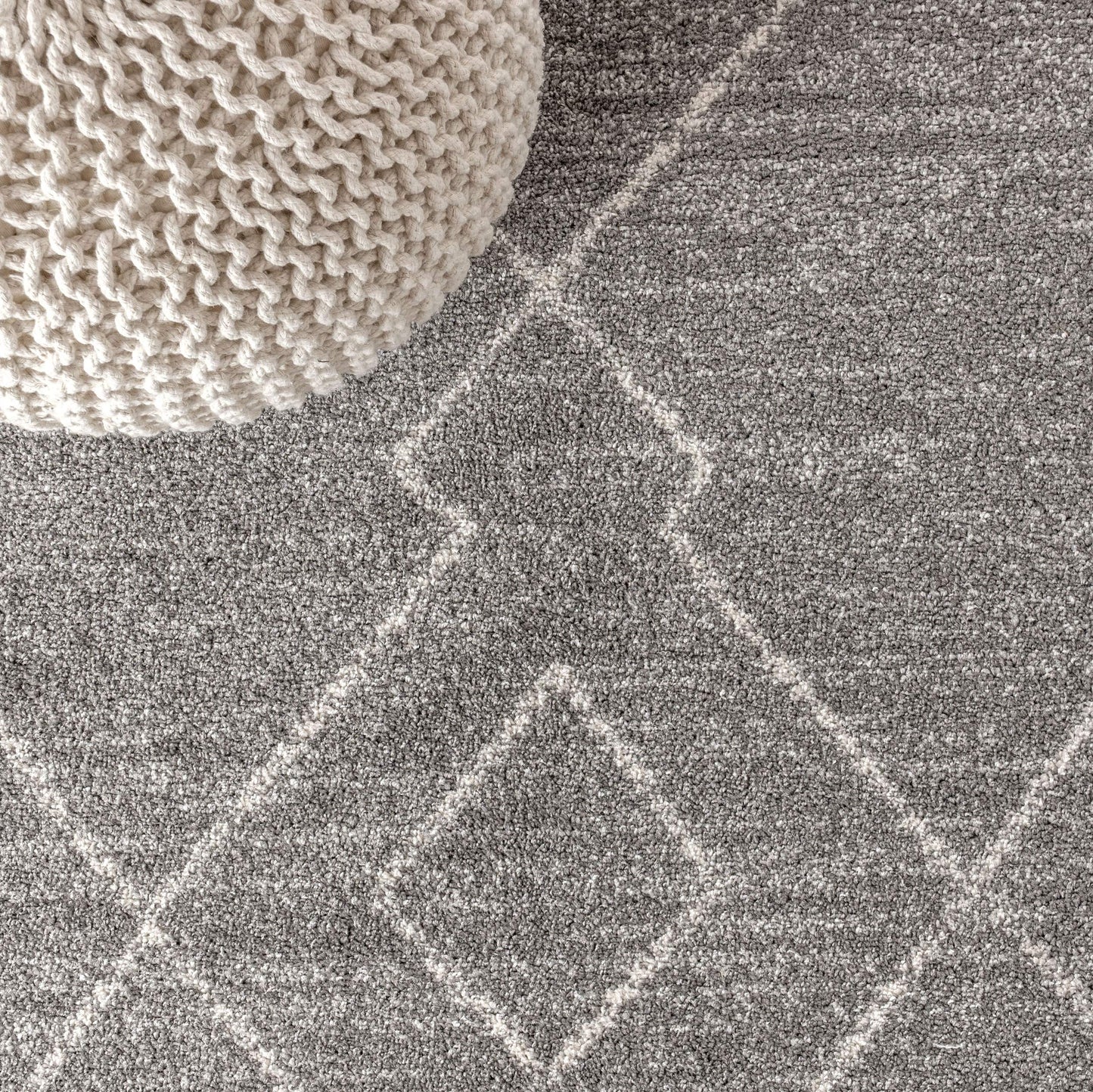 JONATHAN Y Alia Moroccan Beni Souk Gray/Cream Indoor Area Rug, 3x5, Bohemian, Scandinavian, Easy-Cleaning for Living Room, Bedroom, Kitchen, Pet Friendly, Non-Shedding (MOH202B-3)