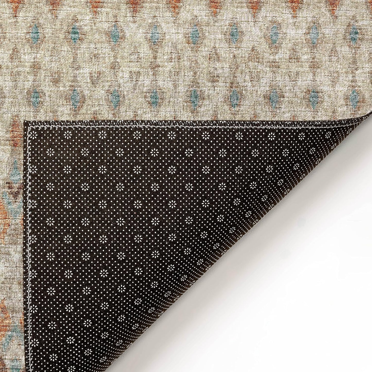 Bravado ABV31 Canyon Washable Area Rug, 1'8" x 2'6", Indoor Outdoor, Easy Clean, Non-Shedding, for Living Room