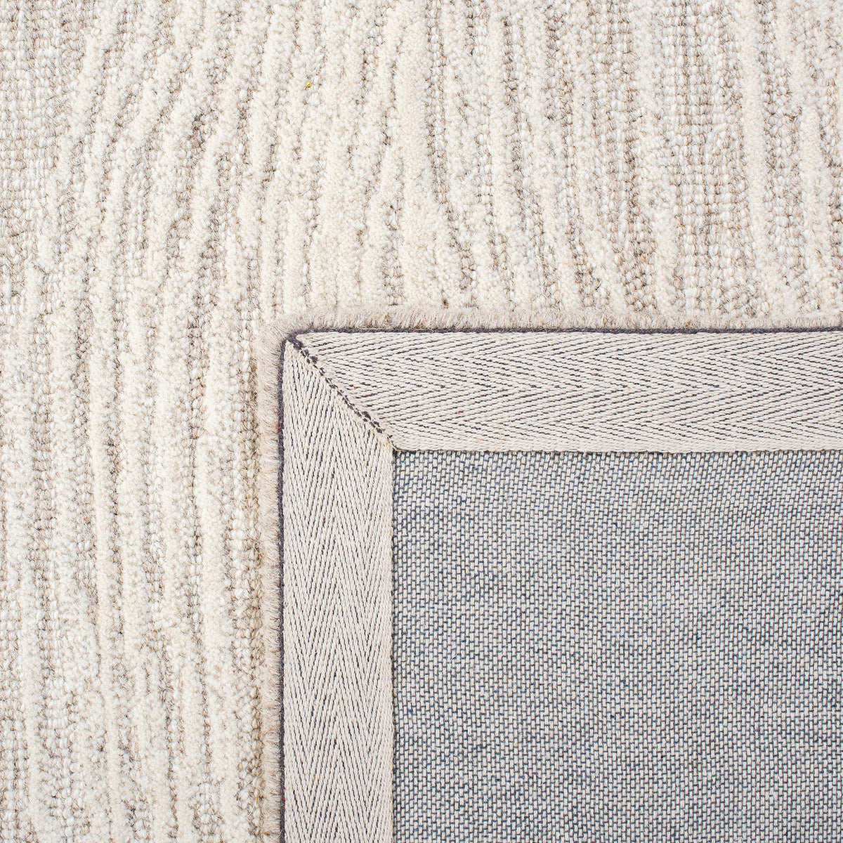 SAFAVIEH Metro Collection 6' x 9' NaturalIvory MET995A Handmade Premium Wool Living Room Dining Bedroom Area Rug