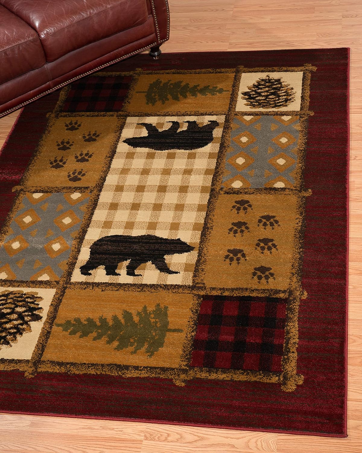 United Weavers of America Affinity Lodge Mosaic Rug, 1'10" x 3', Multi