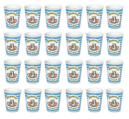 Beistle , 24 Piece Oktoberfest Beverage Cups, 9 Ounces