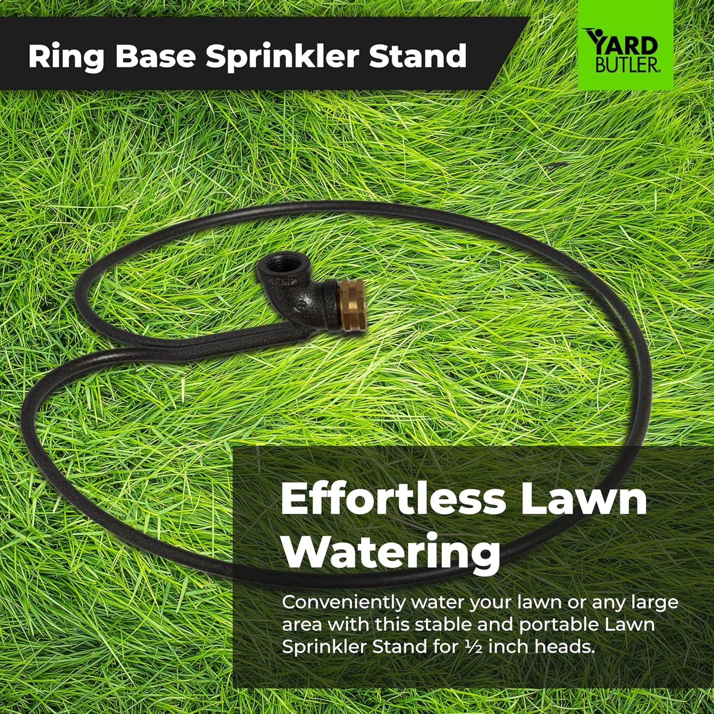 Yard Butler Ring Base Sprinkler Stand, Durable Gardening Supplies