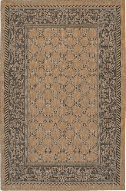 Couristan Recife Garden Lattice Indoor/Outdoor Area Rug, 3'9" x 5'5"