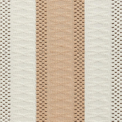 14 108 Inch 108 Inches ZeeMart Macrame Style Bicolor Stitching Table Runner, x Beige/Ivory, Boho Light Tan Table