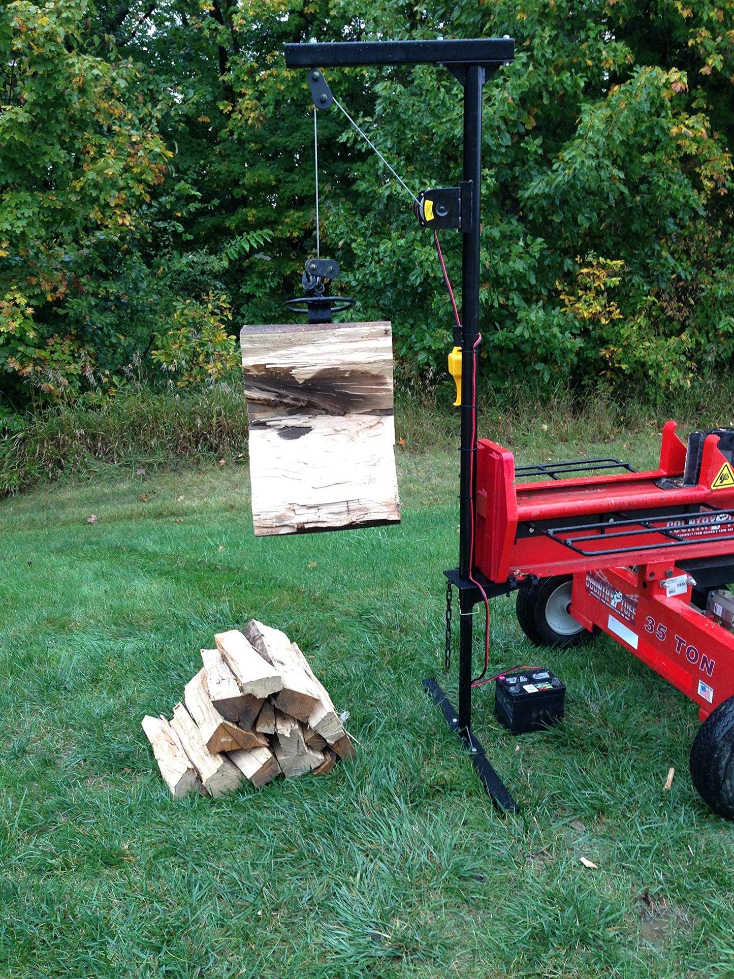 Gorillabac 3803 Wood Log Splitter/Pickup Truck Log Lift Crane
