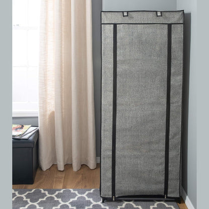 8 Closet 24 Simplify Tier Shoe Storage Organizer Rack with Cover, Free Standing, Holds Pairs, Good for Sneakers, Flats