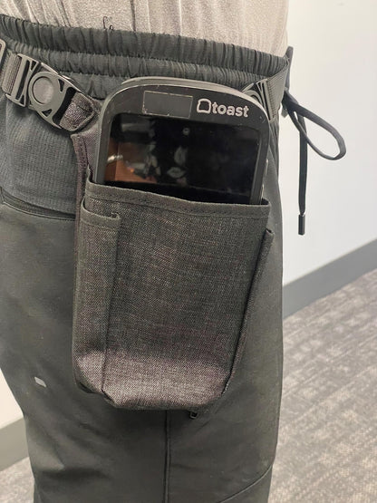 Toast Go 1 / Toast Go 2 Payment Pouch with Sling/Waistband and Rugged Metal Belt Clip