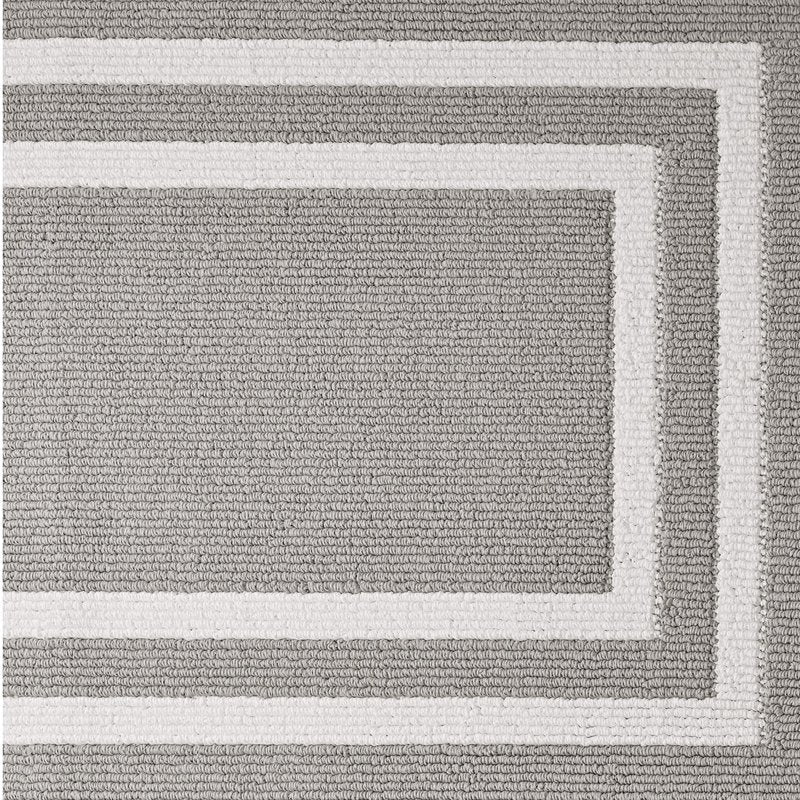 Nautica – Runner Rug | Indoor Runners for Hallways and Entry Rugs| Non-Slip and Non-Skid Entry and Kitchen Door Mat| Machine Washable Entryway Carpet Rugs |26” x 96” |Double Line Light Grey