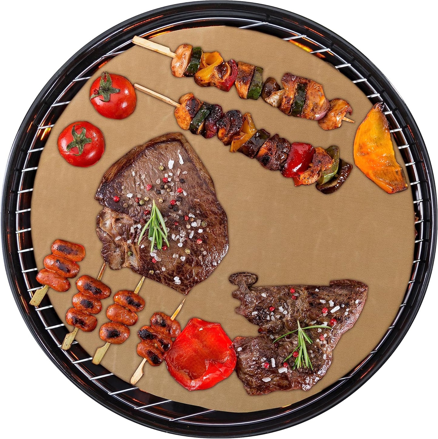 Norpro Nonstick Round Cooking/Baking Mats, Set of 4