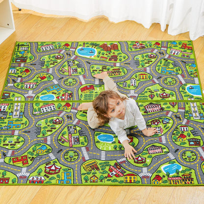 Durable City Life Playmat for Kids - Engaging Toddler Rug