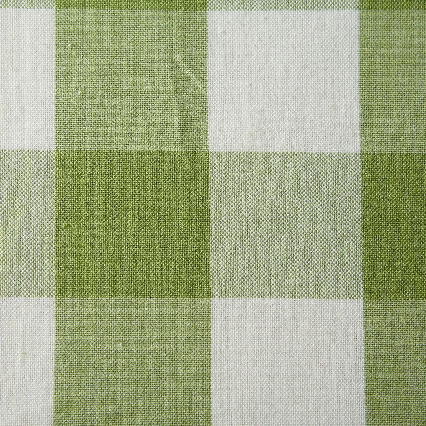 DII Buffalo Check Collection, Classic Farmhouse Tablecloth, 60 x 104, Antique Green