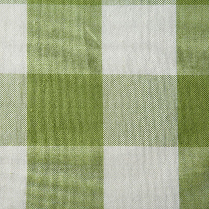 DII Buffalo Check Collection, Classic Farmhouse Tablecloth, 60 x 104, Antique Green