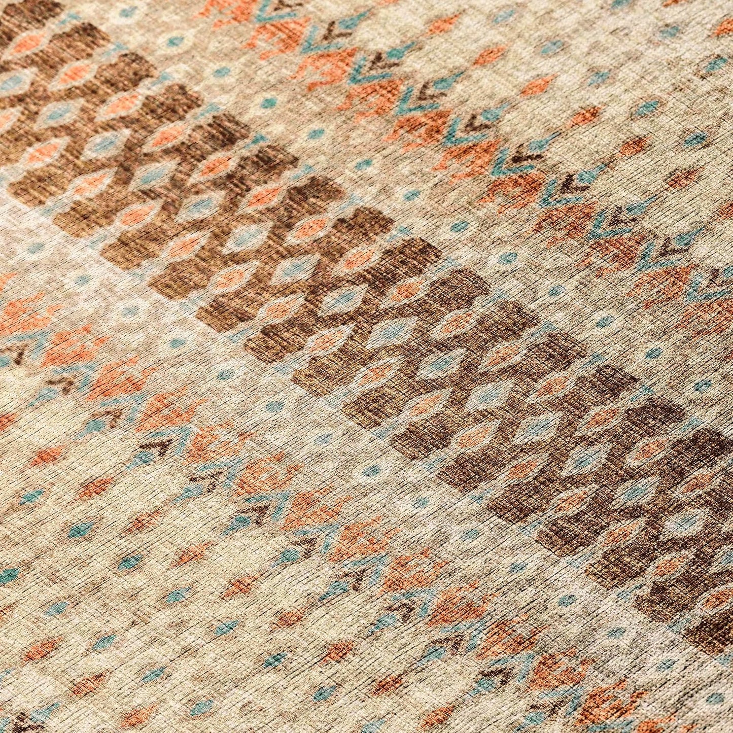 Bravado ABV31 Canyon Washable Area Rug, 1'8" x 2'6", Indoor Outdoor, Easy Clean, Non-Shedding, for Living Room