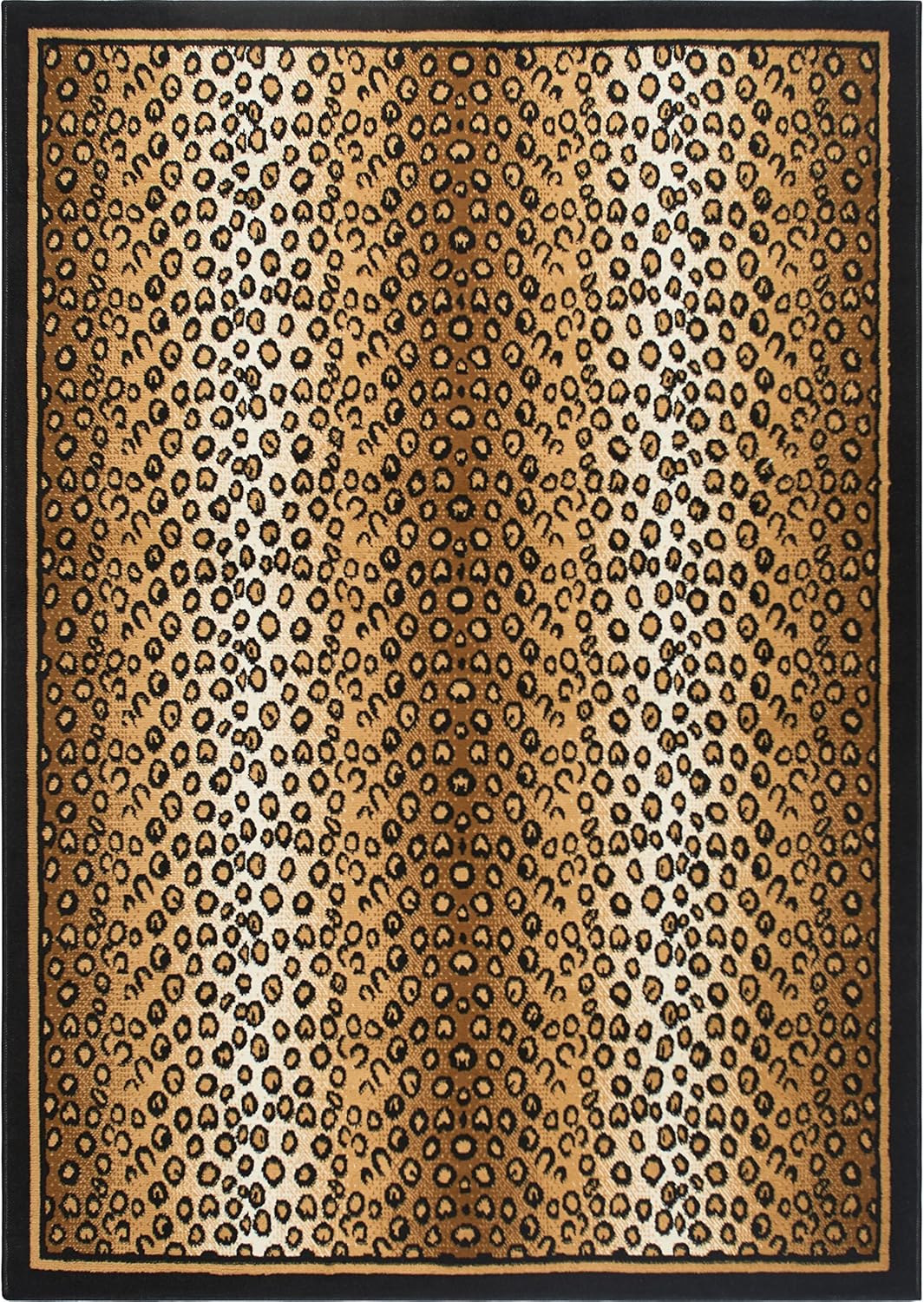 Home Dynamix Zone Daliah Area Rug, 21"x35", Graphic/Print Ebony