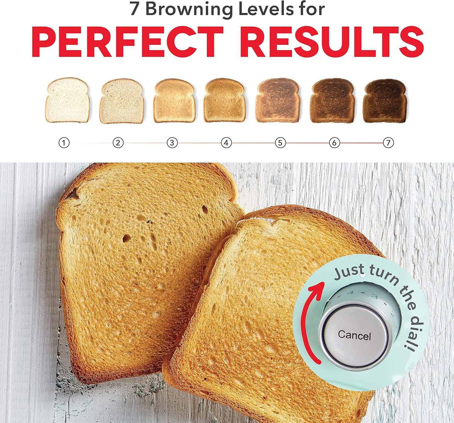 DASH Clear View Toaster: Extra Wide Slot Toaster with See Through Window - Grey