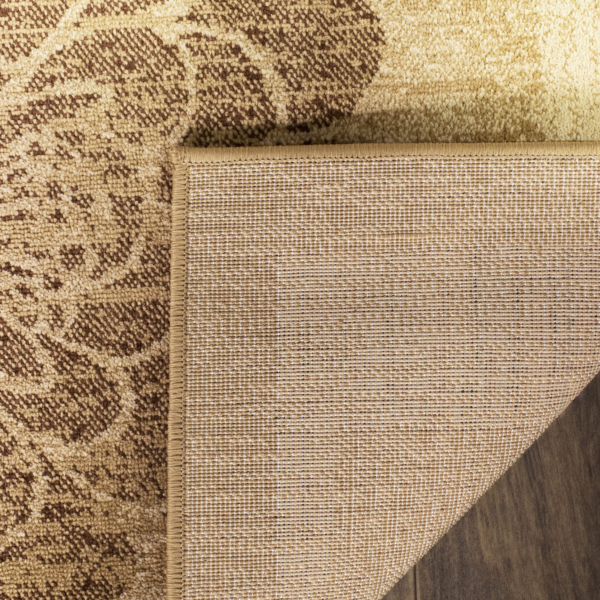 SAFAVIEH Lyndhurst Collection Area Rug - 8' x 11', Ivory & Multi, Floral Design, Non-Shedding & Easy Care, Ideal for High Traffic Areas in Living Room, Bedroom (LNH554-1291)