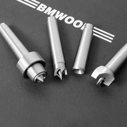 BMWOOD LDC-SET4/MT2 4PCS Woodturning Lathe Live and Drive Center Set MT2 Taper