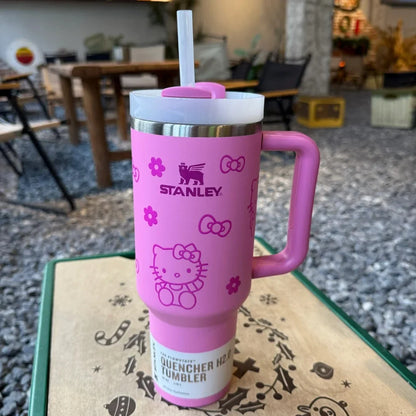 Valentine Day Stanley Quencher H2.0 Tumbler – 40 oz Travel Cup