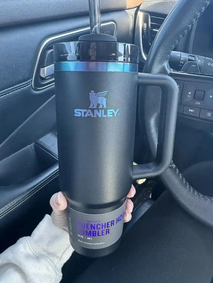 Black Stanley Quencher H2.0 Tumbler – 40 oz Travel Cup