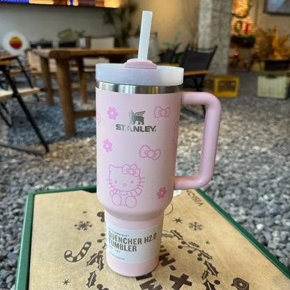 Peony powder Stanley Quencher H2.0 Tumbler – 40 oz Travel Cup